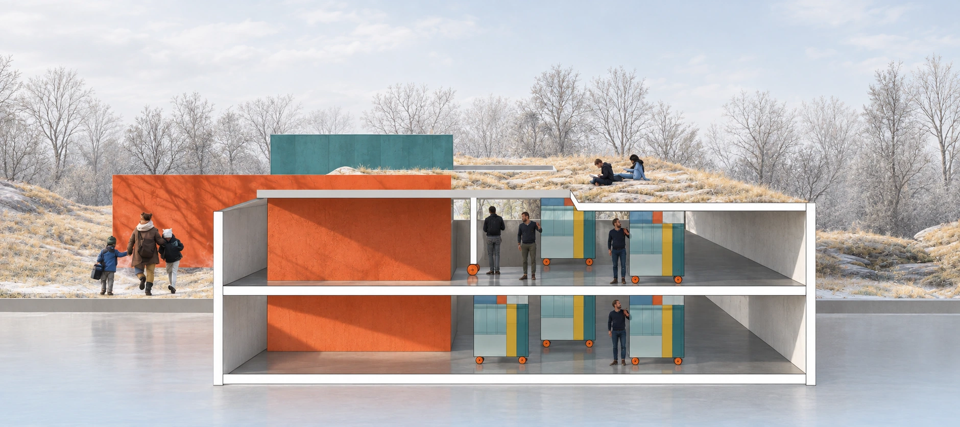 Sectional perspective — refined visualization