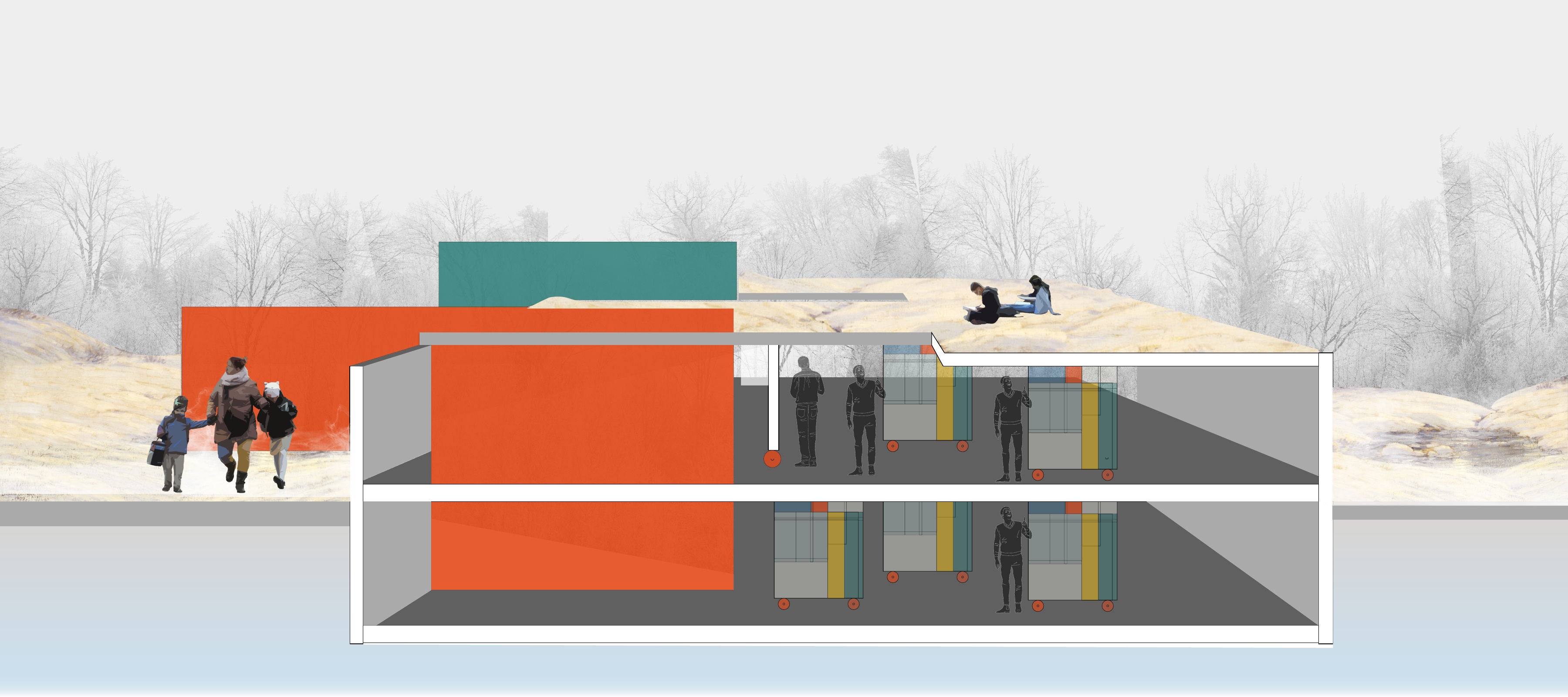 Original sectional perspective 01