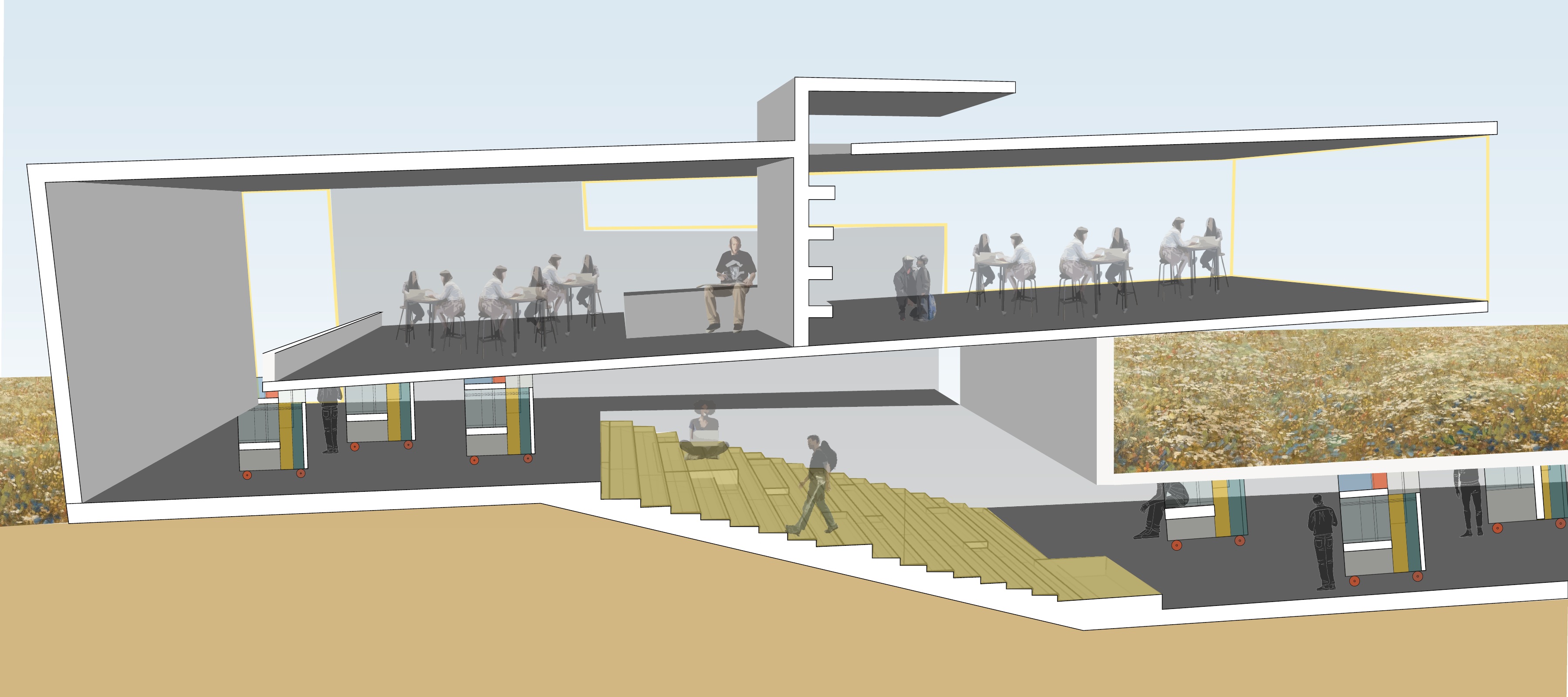 Original sectional perspective 02