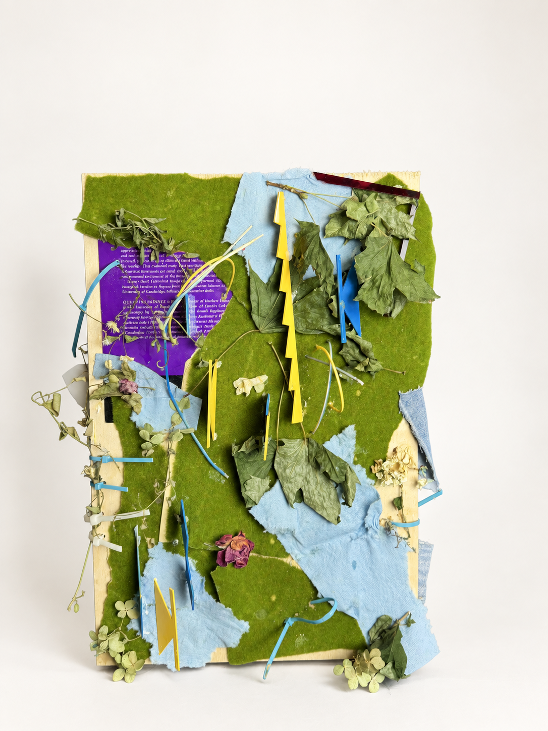 Landscape collage — material study