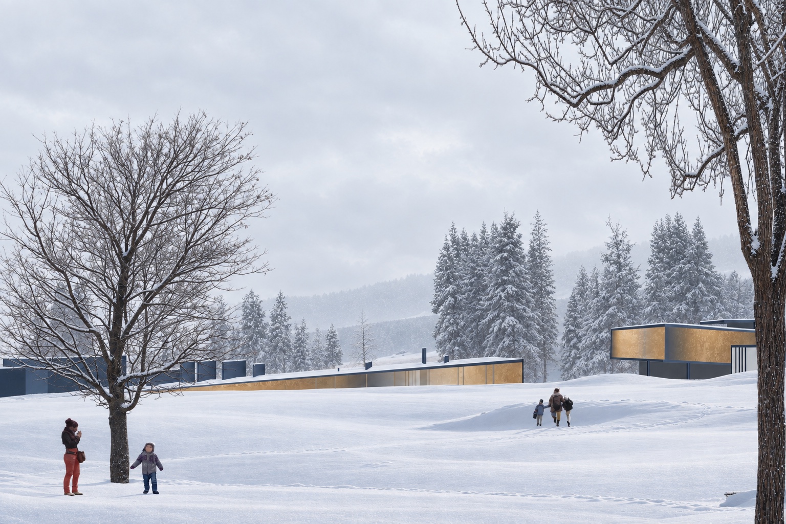Common Ground — Winter landscape — refined visualization