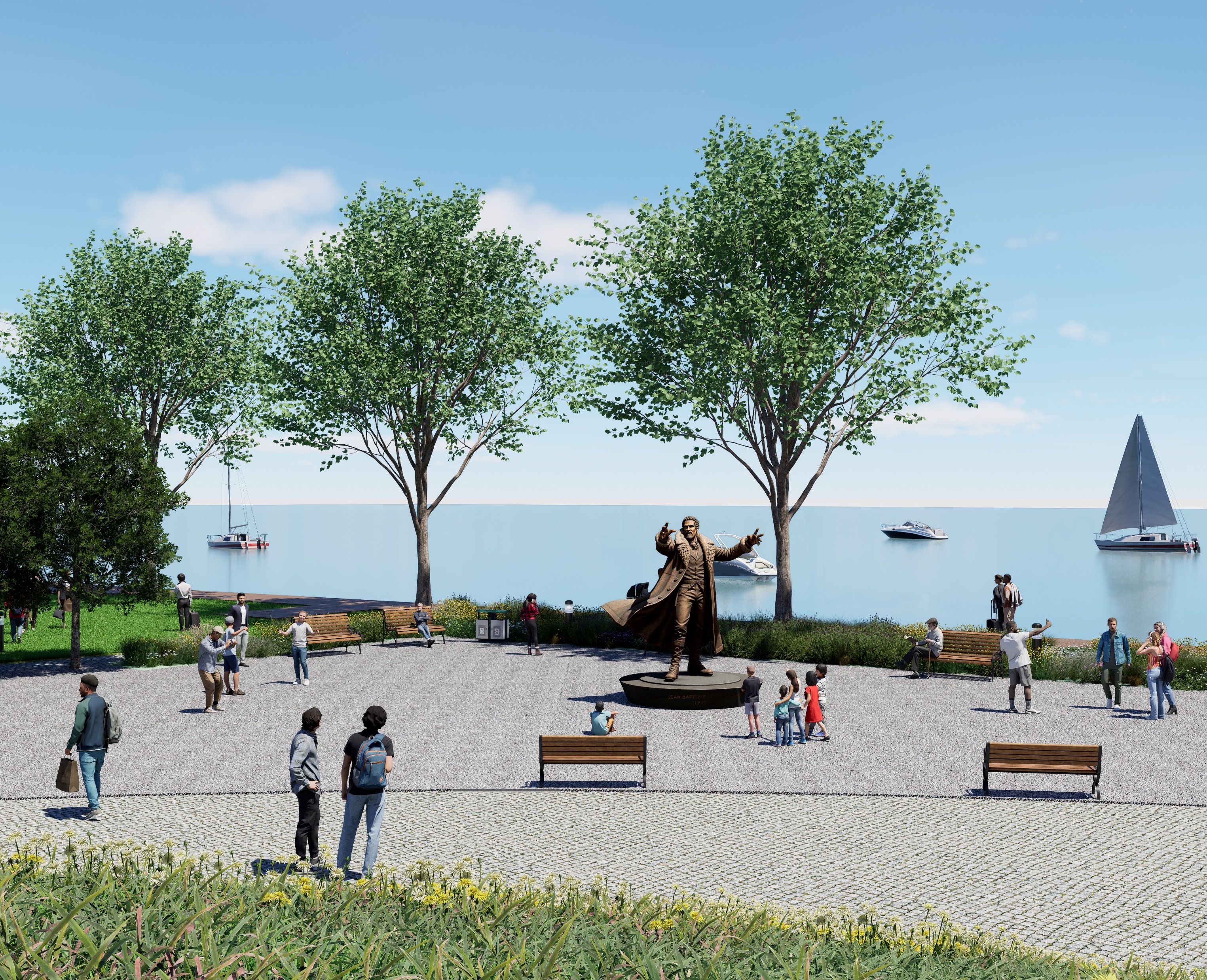 DuSable Statue Competition — project study 4