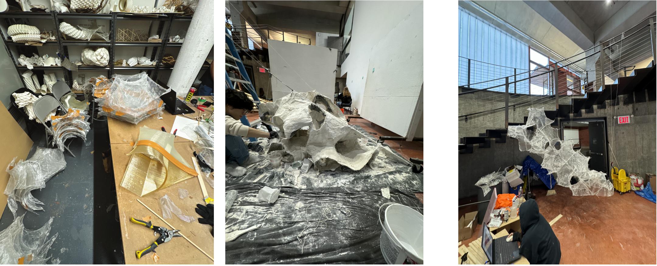 Fabrication and suspended installation — original documentation