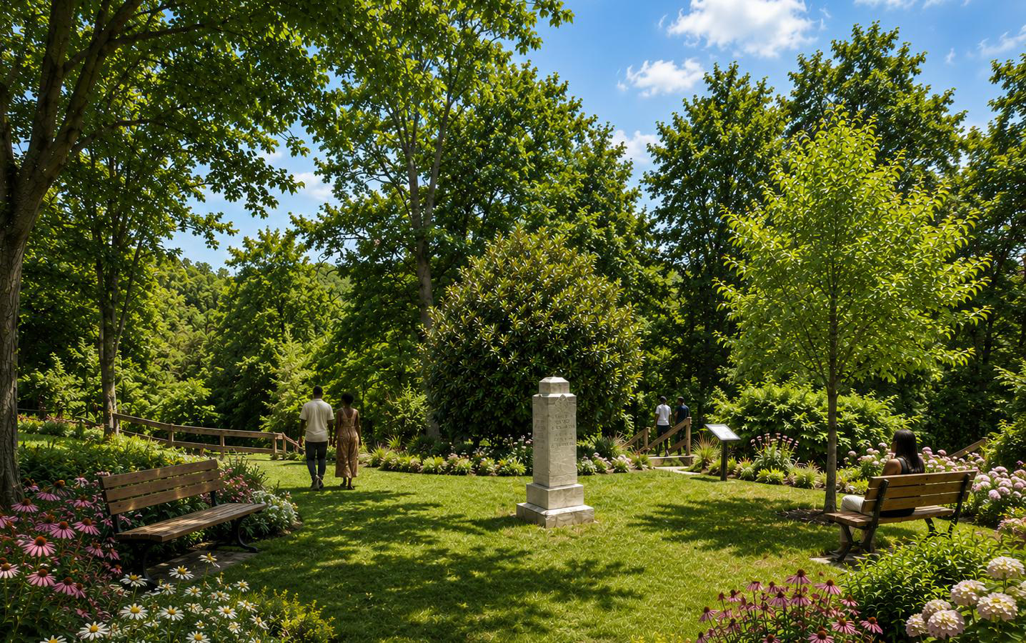 Mount Zion–Female Union Band Society Historic Memorial Park — Burial vault overlook