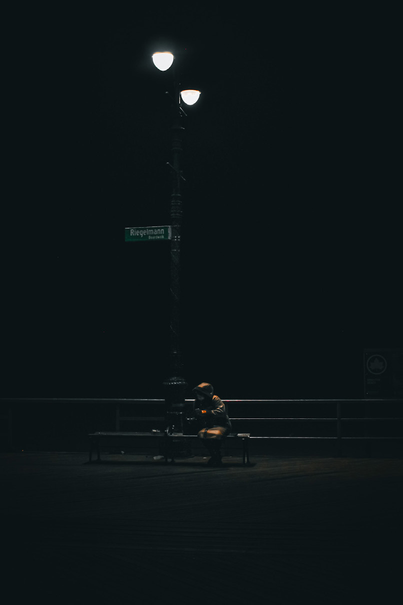 A quiet moment on the boardwalk — photograph by Tony Powers
