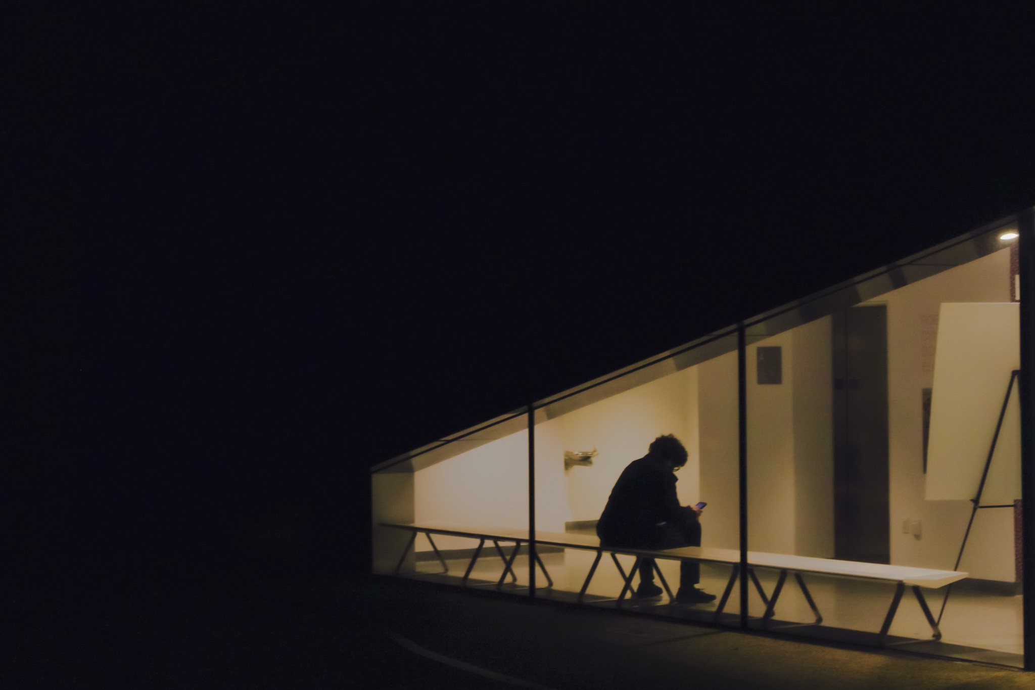 A moment beneath the lights — photograph by Tony Powers