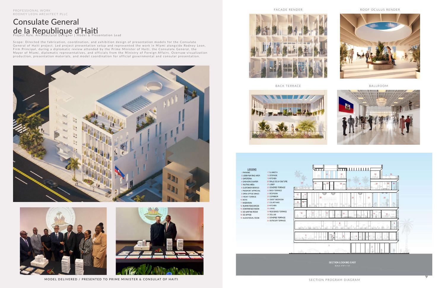 Consulate General of Haiti — original portfolio spread