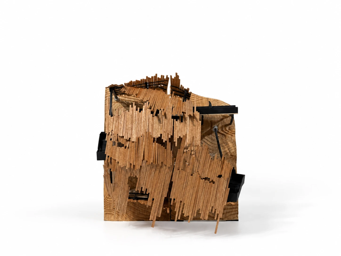 Final model — layered timber skin