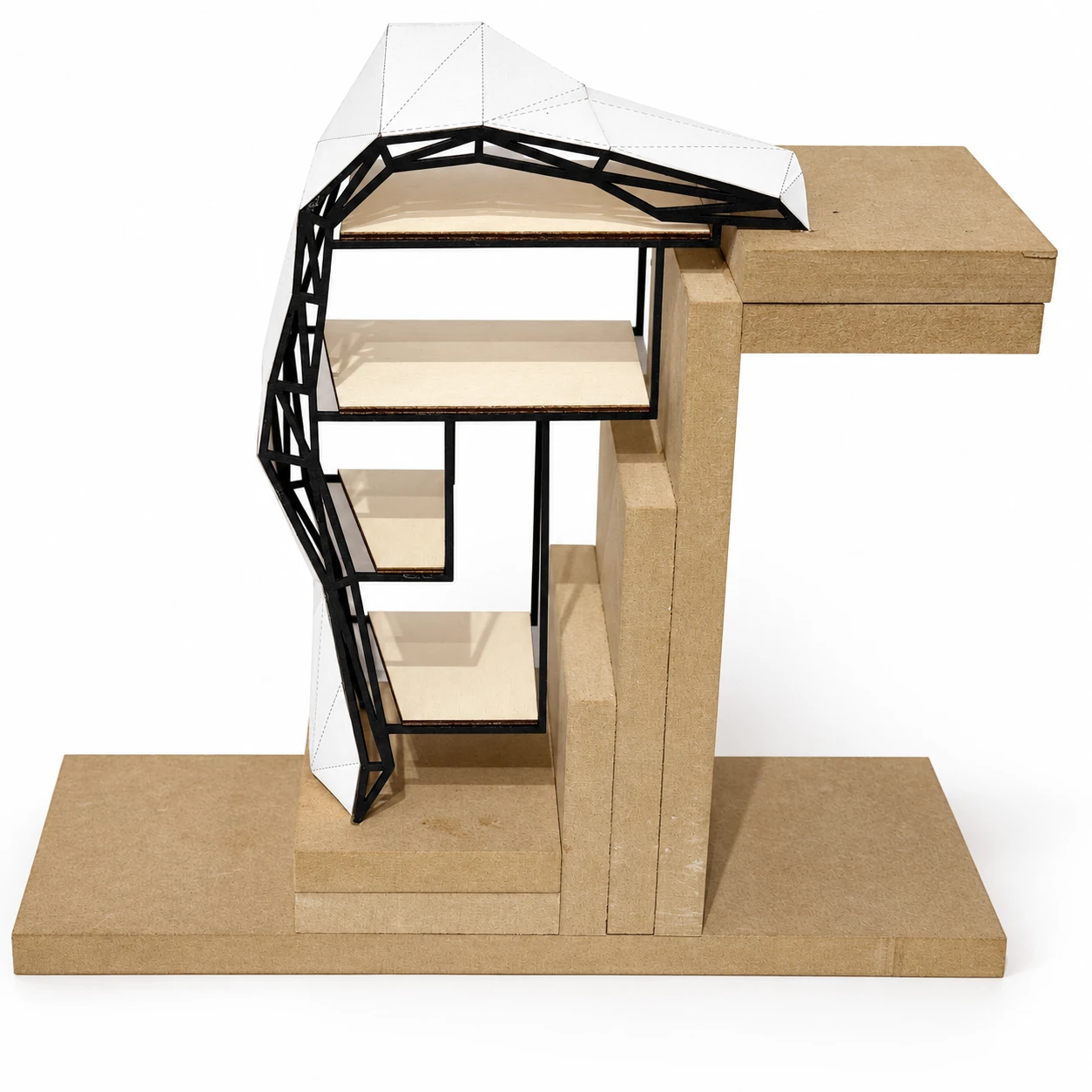 Section study — frame and occupied levels