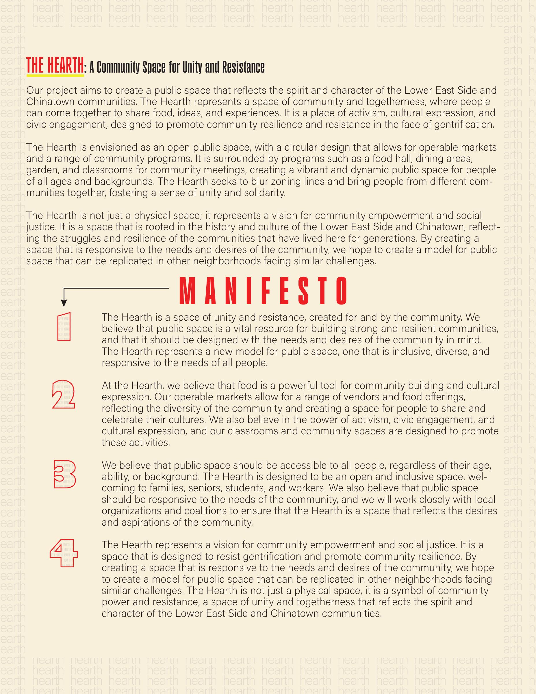 The Hearth — original project manifesto