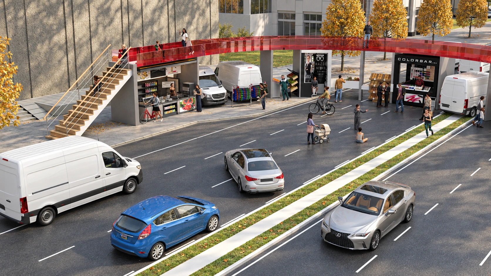 Market street — visualization