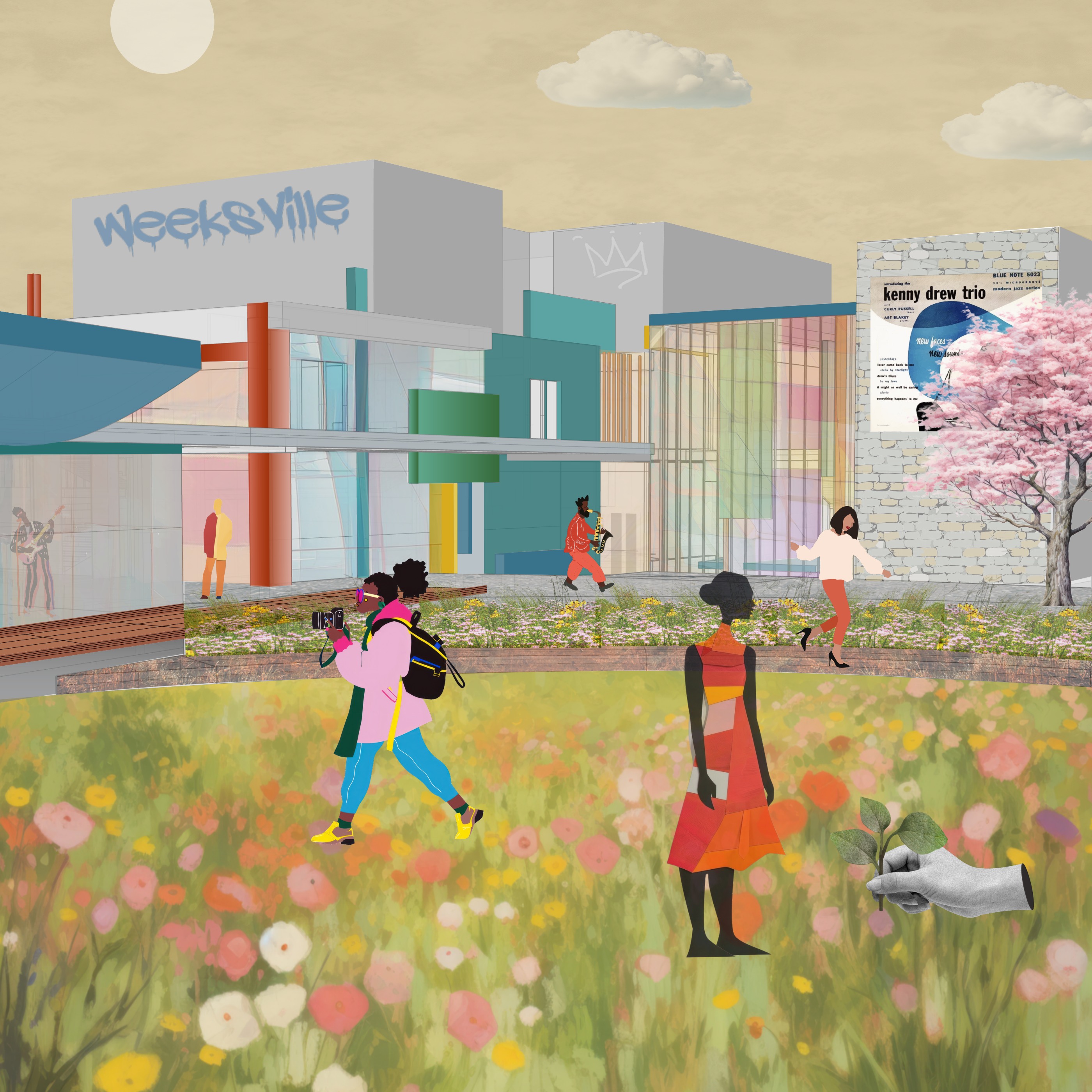 Public space — gathering and play